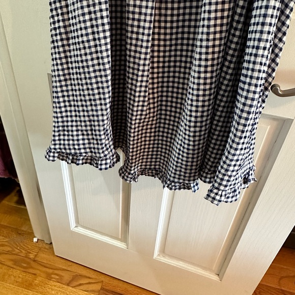 Blue Gingham Baby Doll Dress - Picture 6 of 6